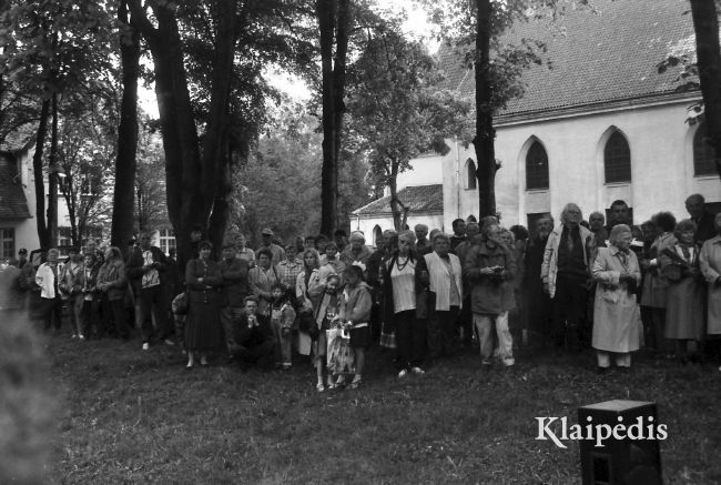 pavadinimas: H.Zudermano paminklo atidengimo iškilmėse Šilutėje, raktai:  