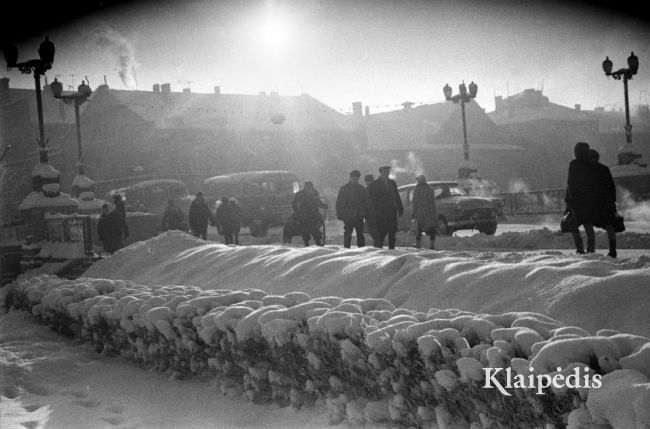 pavadinimas: 1967 žiema Klaipėdoje. Pergalės g., raktai:  