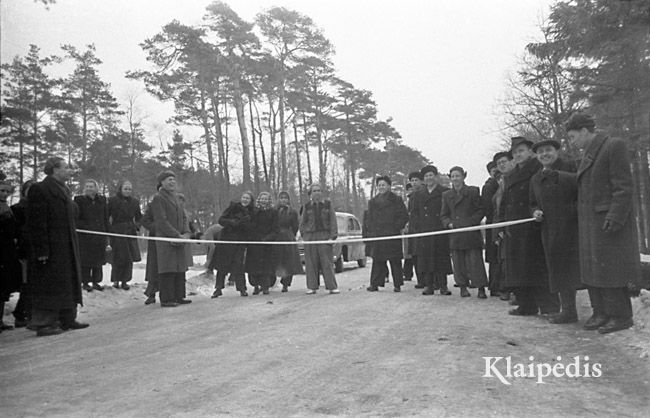 pavadinimas: Žiemos krosas Girulių plente 1956 m, raktai:  krosas
