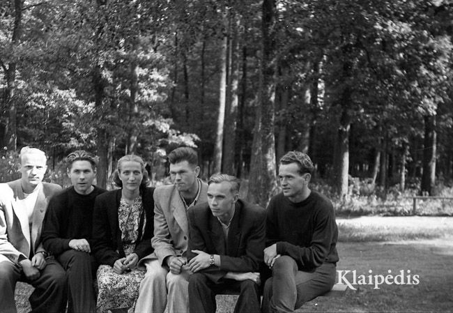 pavadinimas: Klaipėdos lengvaatlečiai. 1955 m., raktai: lengvoji atletika