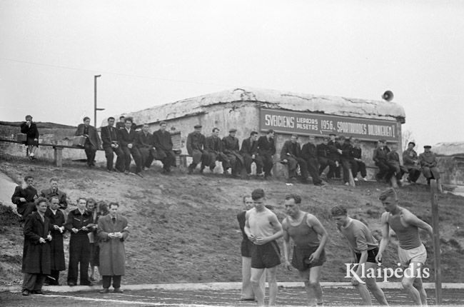 pavadinimas: Klaipėdos lengvaatlečiai Liepojoje. 1956, raktai: lengvoji atletika Liepoja