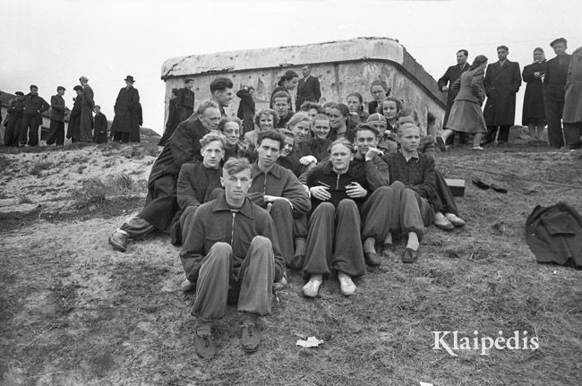 pavadinimas: Klaipėdos lengvaatlečiai Liepojoje. 1956, raktai: lengvoji atletika Liepoja