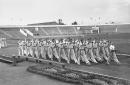 pavadinimas: Fizkultūrininkų paradas Vilniuje, 1955, raktai: lengvoji atletika paradas